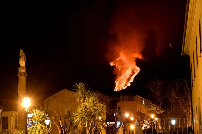 Erupción del volcán Etna