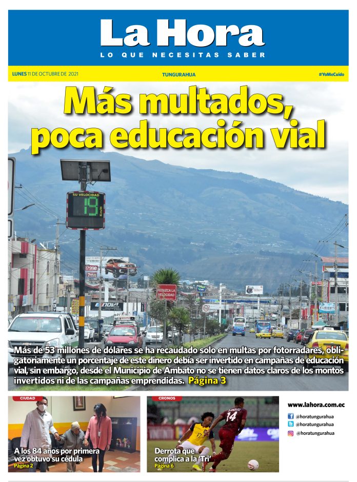 Tungurahua 11 de octubre de 2021
