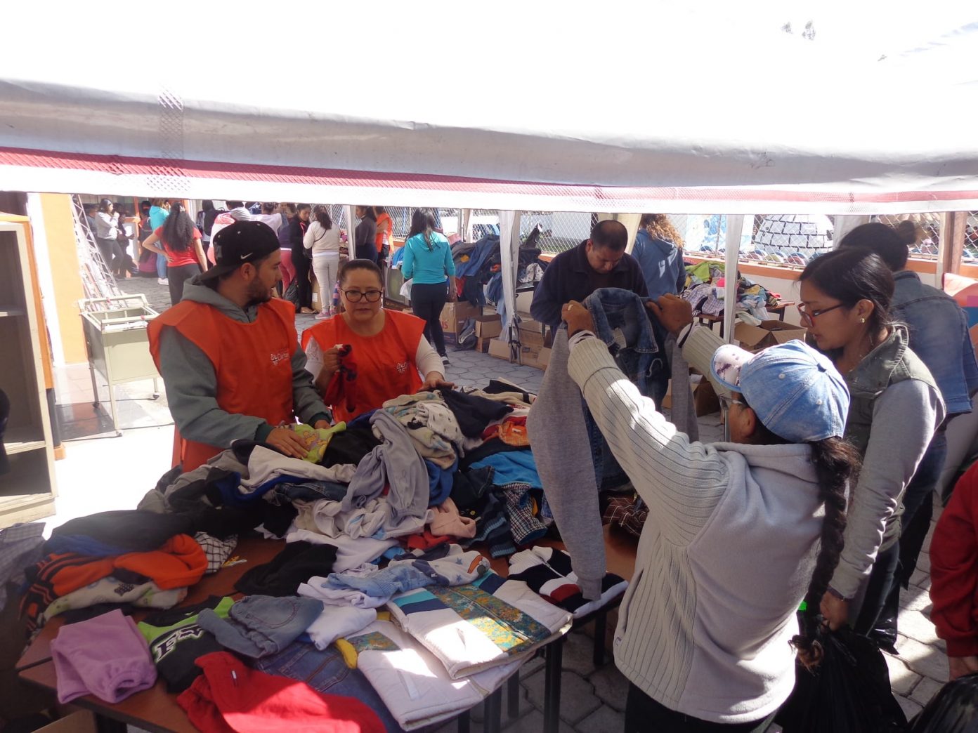 Hoy es la venta de garage