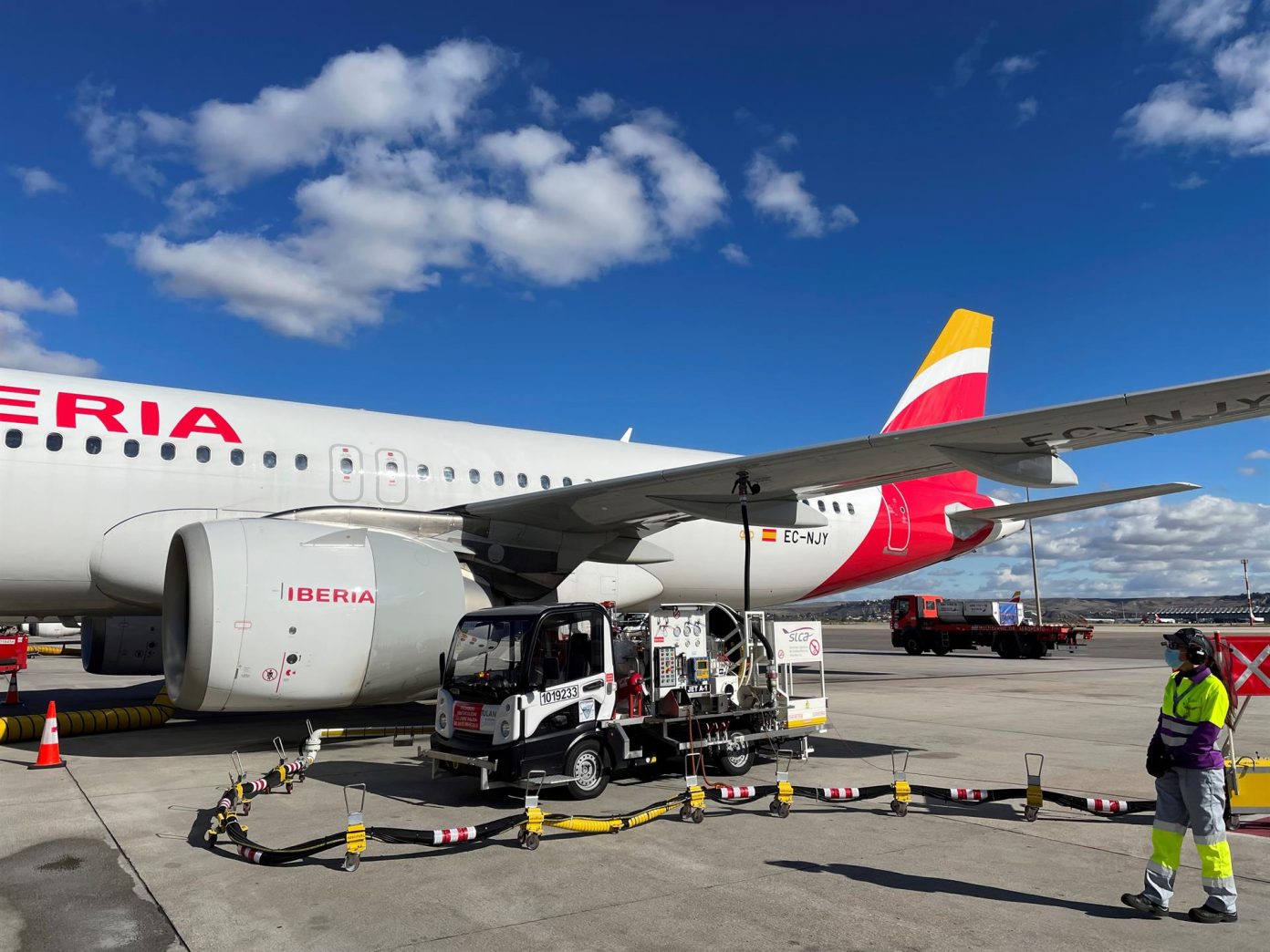 Un vuelo cero emisiones unió a Madrid y Bilbao