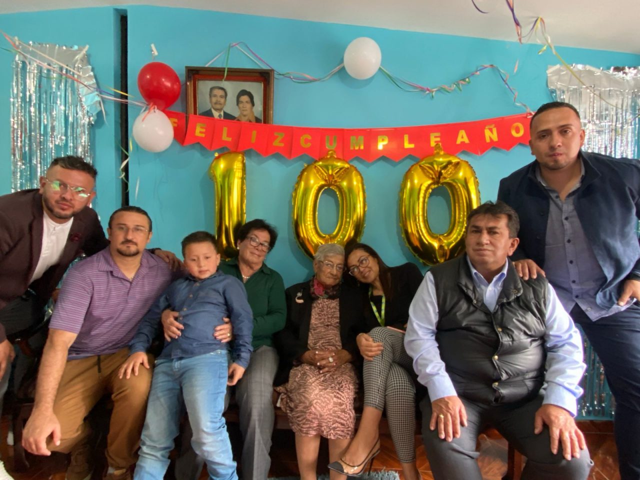 Celebration for 100 years, south of Quito.