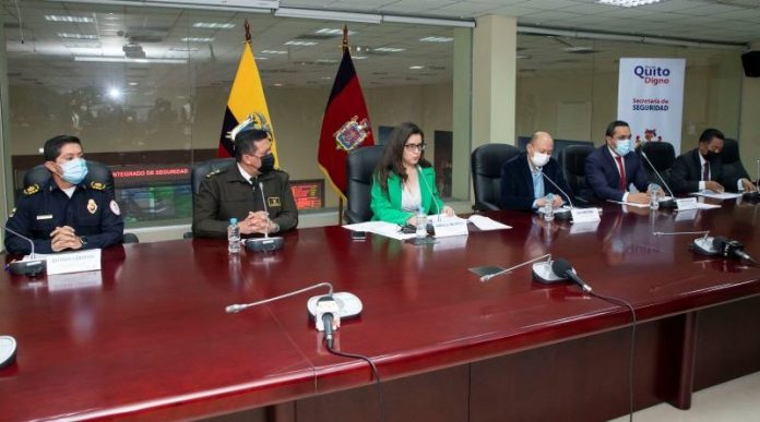 Rueda-prensa-quito-carnaval Autoridades de Quito, durante el informe de emergencias por Carnaval 2022