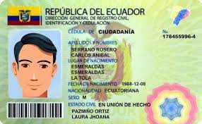 El documento de identidad y estado civil tiene la misma validez que la cédula.